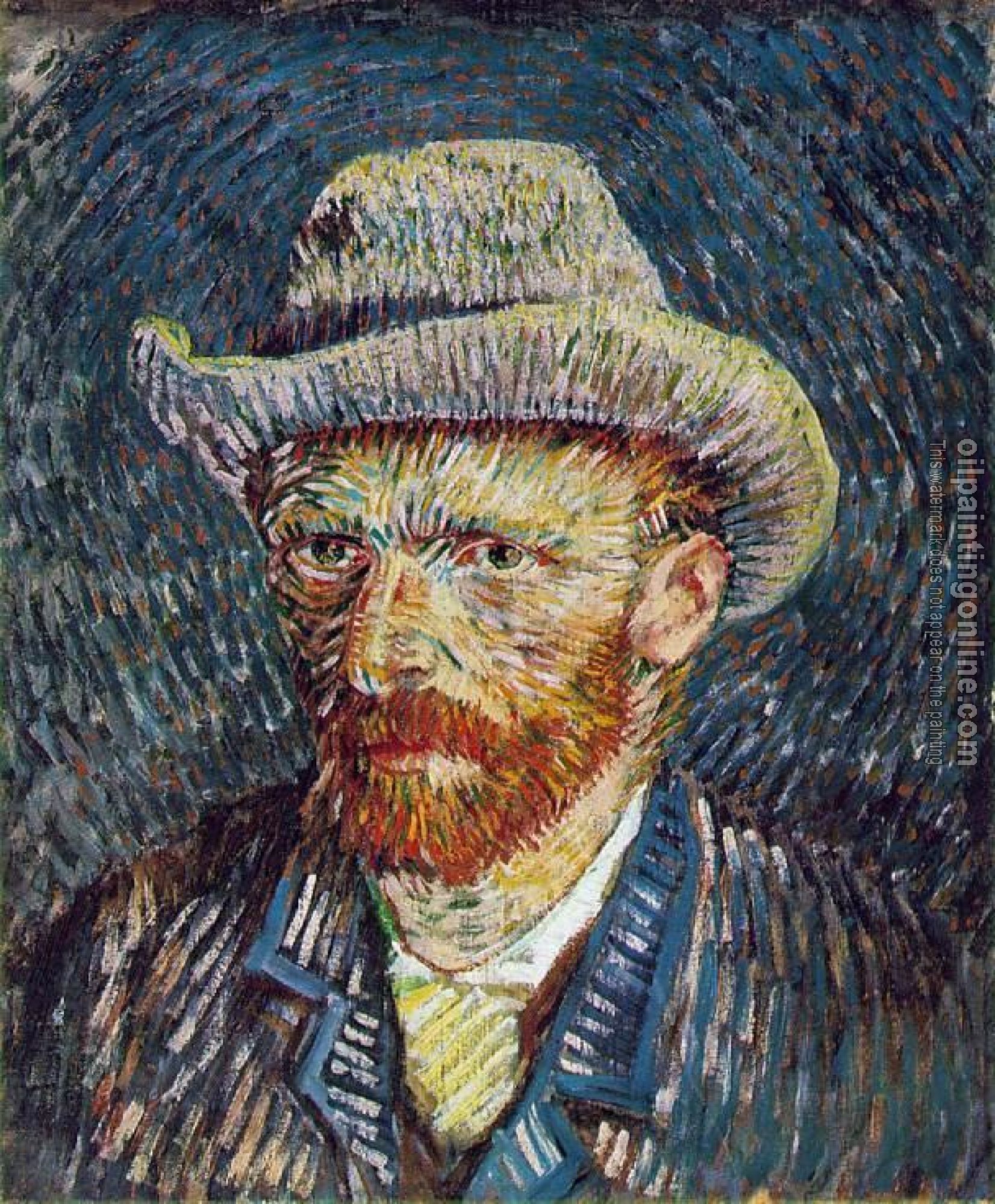 Gogh, Vincent van - Self Portrait with Grey Felt Hat